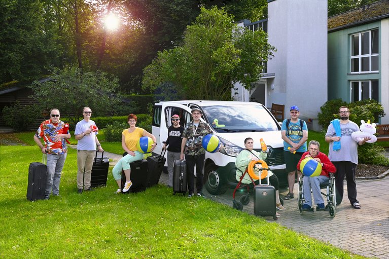 Die Gruppe aus der Heimstatt ist zusammen nach Holland gereist. Foto: Andreas Buck