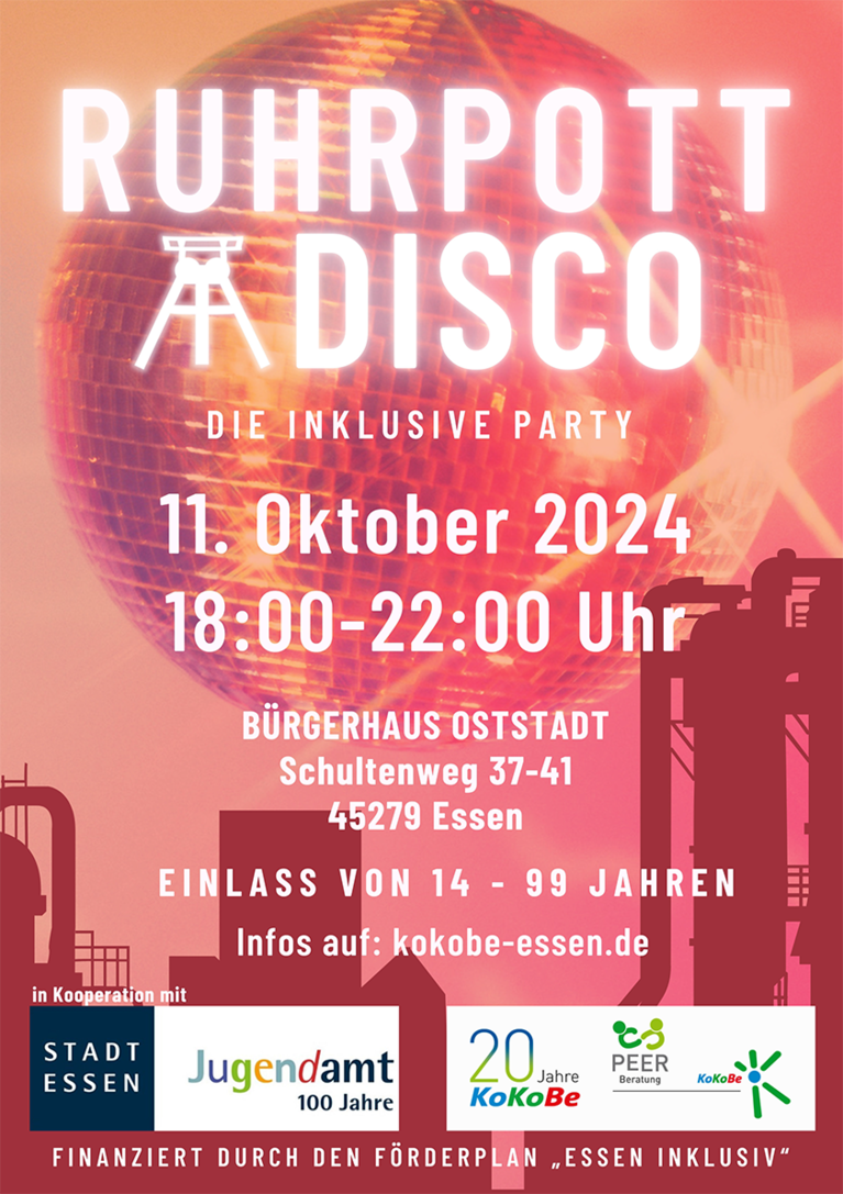 Zur Ruhrpott-Disco sind alle ab 14 Jahren eingeladen.